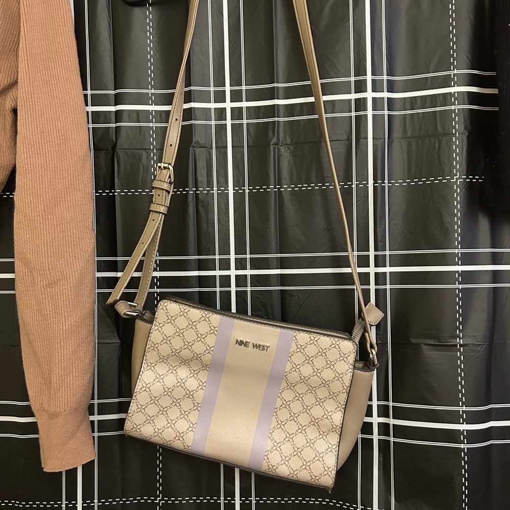 Nine West Beige Crossbody Bag